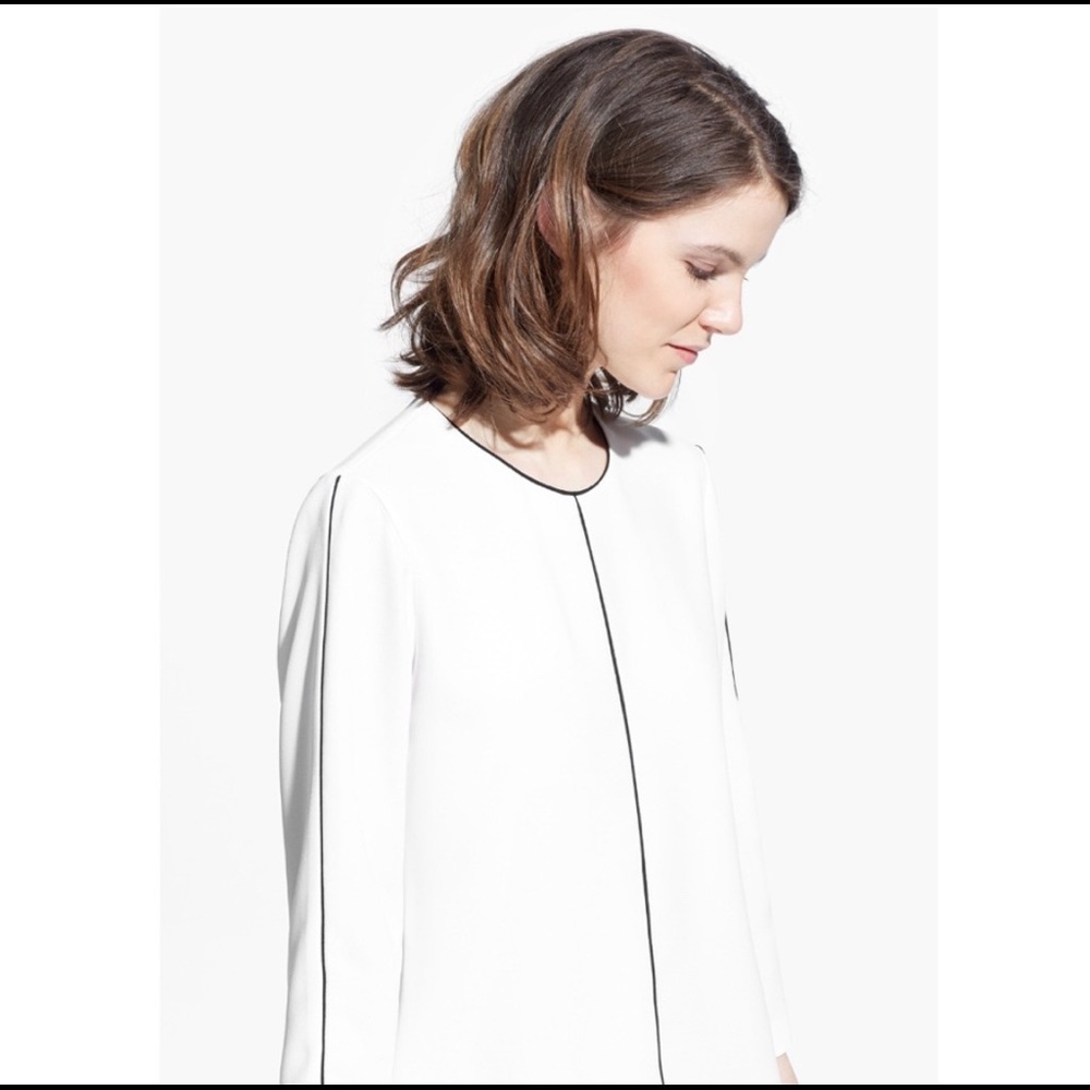Mango long sleeved dress